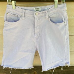 Kenzie Jeans Vintage Luxe The Slim Cutoff Shorts Lavender
